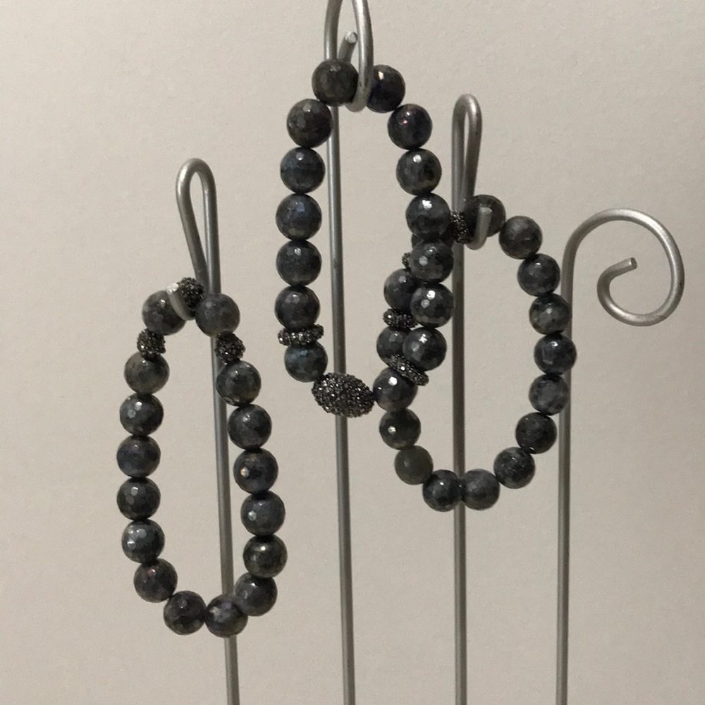 3 coordinating beaded bracelets